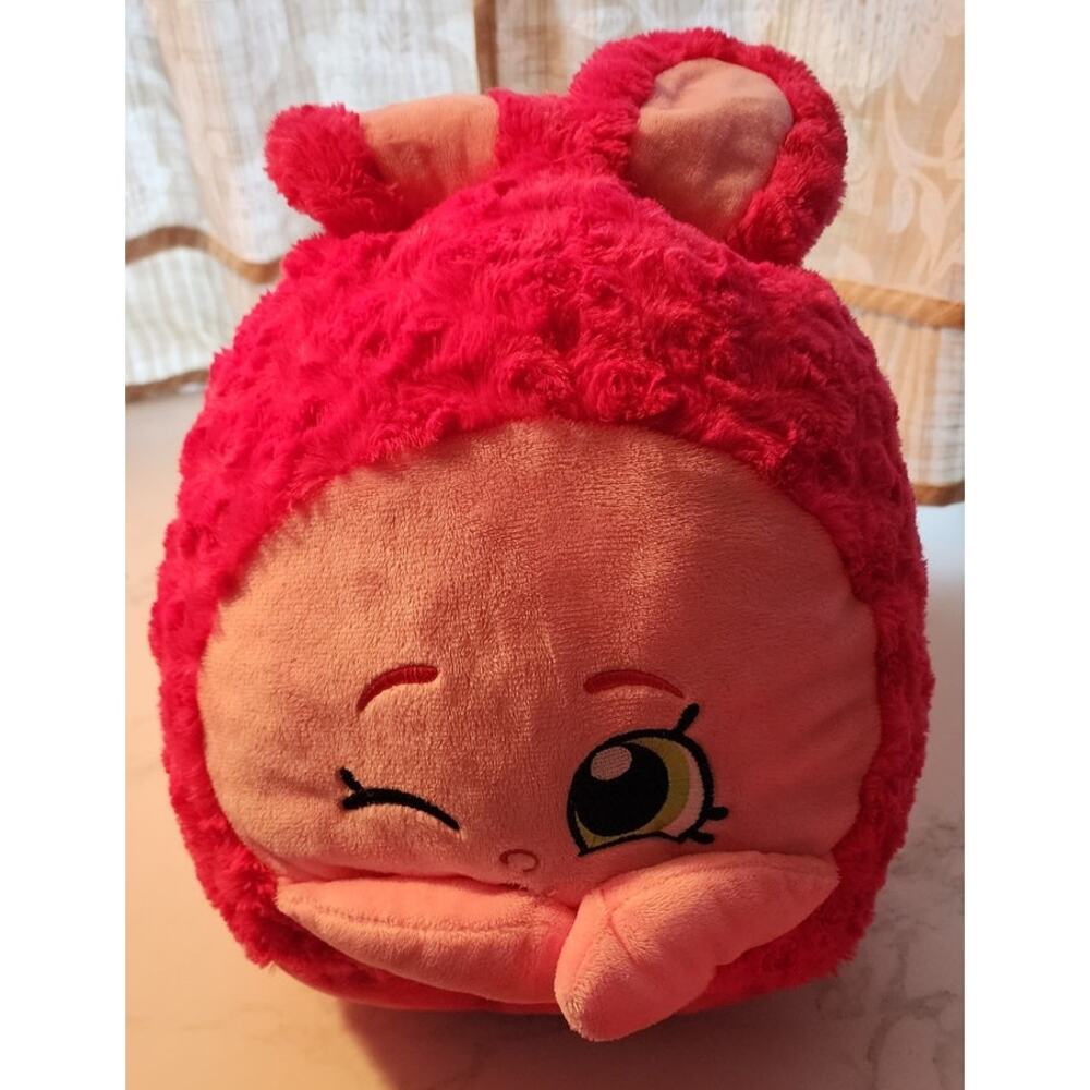 Shopkins Cuddly Bun Bun Bunny Slipper Plush Pillow 18"